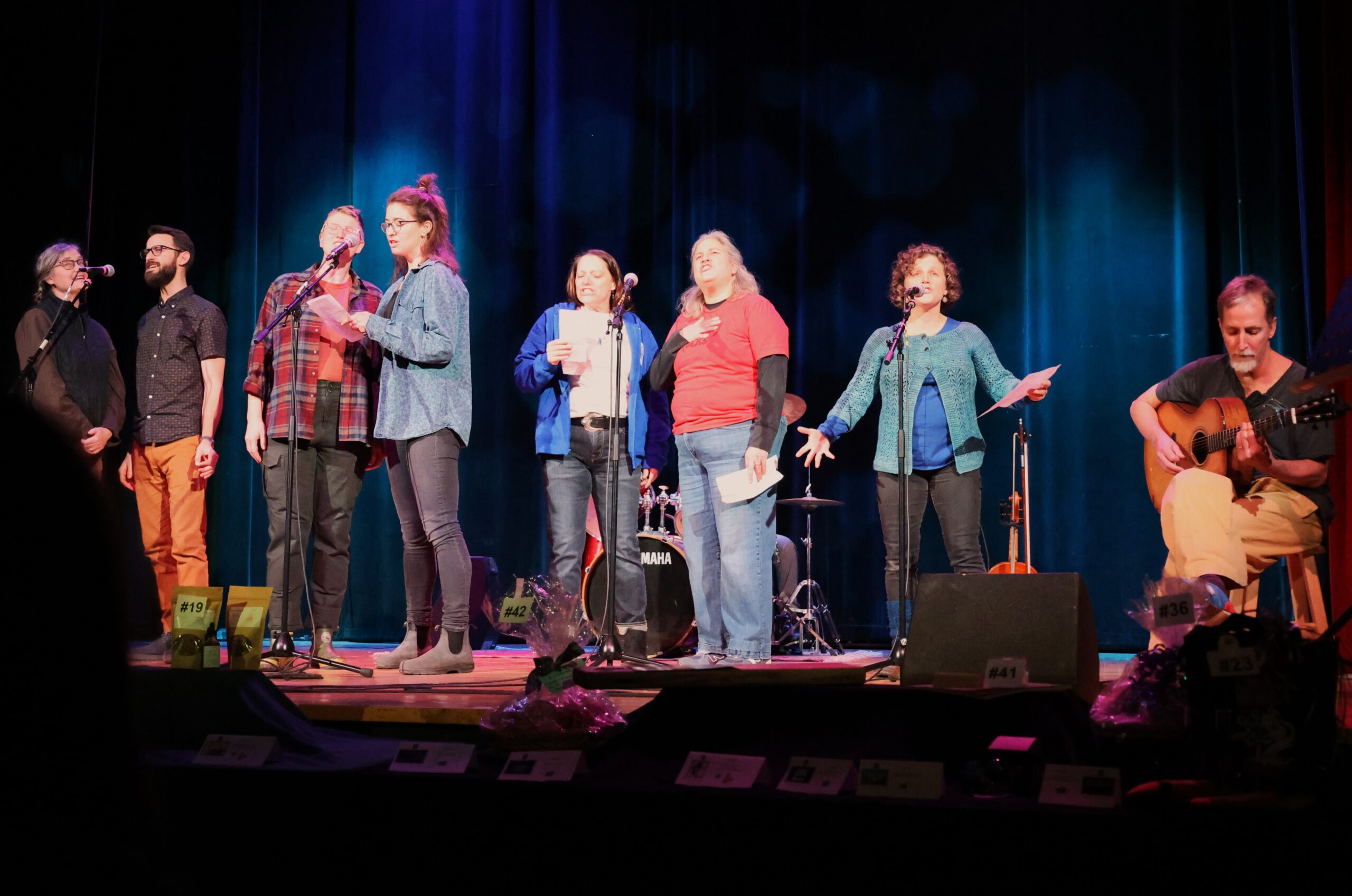 Faculty perform at the Variety Show