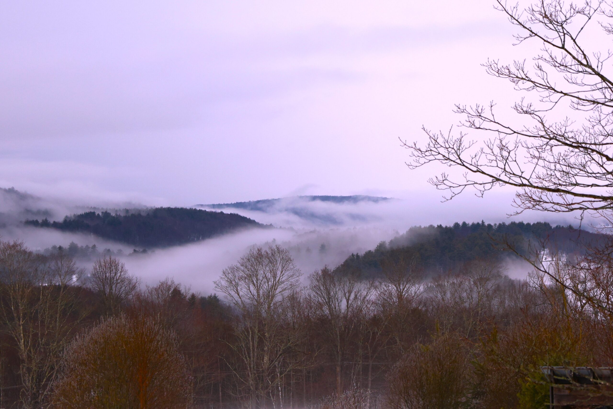 The foggy valley